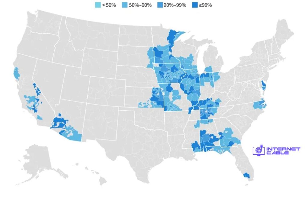 Mediacom Coverage Map