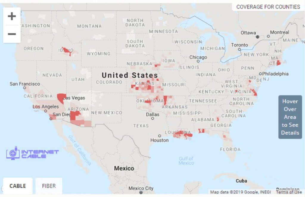 Cox Internet Coverage Map