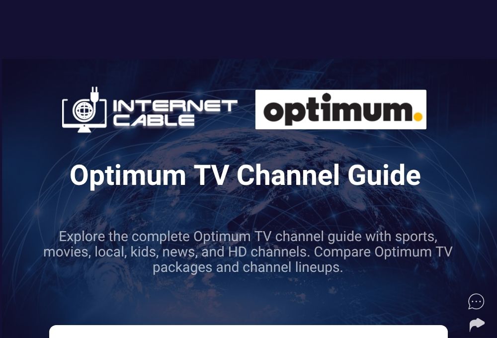 Optimum TV Channel Guide 2026